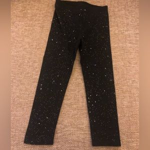 EUC Girls Cat & Jack 3T Glitter Leggings